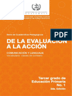 Comunicacion y Lenguaje. Cuadernillo Pedagogico Tercer Grado PDF