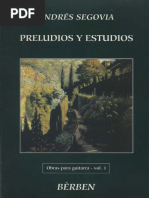 A.Segovia - Vol.1 - Preludios y Estudios - Berben PDF