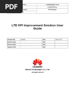 LTE KPI Improvement Solution User Guide: Huawei Technologies Co., LTD