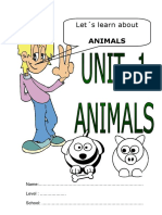 Unit 1. Animals PDF