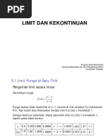 3 - Limit Dan Kekontinuan Fungsi (UNTAD) - 1 PDF