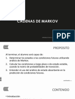 Cadenas de Markov