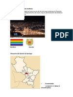 Distrito de Santiago Informe