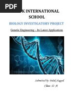 VSPK International School: Biology Investigatory Project