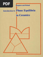 Clifton G. Bergeron, Subhash H. Risbud, Clifton G. Bereron - Introduction To Phase Equilibria in Ceramics (1984, Amer Ceramic Society) PDF