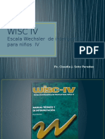 WISC IV Escala Wechsler de Inteligencia para Niños IV