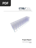 Project Report: Model File: Etabs Kursus, Revision 0