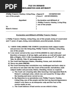 Declaration and Affidavit of Phillip Hanley-1!21!2018