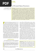 Management of Frontal Sinus Fractures: Summary