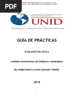 Guia de Practicas de Parasitologia Unid 2018 - II