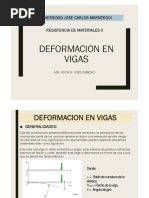 Deformacion de Vigas - Resistencia de Materiales Ii