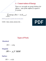 1st Law: Conservation of Energy