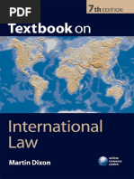 Textbook On International Law 7th Edition - Martin Dixon