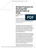 20 Best Practices For Working With Apache Kafka at Scale - DZone Big Data