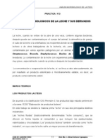 Practica 3: Analisis Microbiologico de La Leche y Sus Derivados