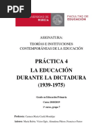 Educación en El Franquismo