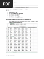 Práctica de Laboratorio 1 Excel