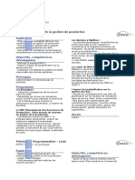 3.2.1 Gestion de Production