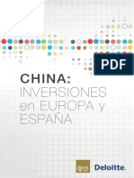 Inversiones Chinas Europa Espana Deloitte