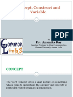 Concept Construct and Variable