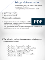 Fractional Fringe Determination