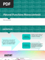 Pleural Puncture/thoracentesis: Pretty Laura Listiani