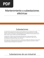 Mantenimiento A Subestaciones Eléctricas