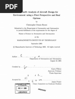 Analysis of Aircraft Design For Environment Using A Fleet Perspective and Real Options Cost-Benefit