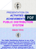 Presentation On: Activities & Achievements