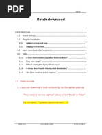 Batch Download Plugin Installation Manual