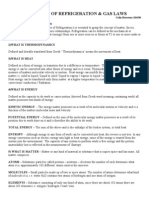 Principles of Refrigeration &gas Laws