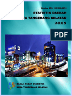 Statistik Daerah Kota Tangerang Selatan 2018