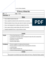 El Universo y El Sistema Solar Ciclo 2º Curso 3º y 4º. Unidad Didáctica 24 Objetivos