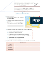 HGP 1º Teste 5º Ano 2º Periodo