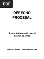 DERECHO PROCESAL I Apunte General (Autoguardado)