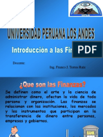 Introducción A Las Finanzas