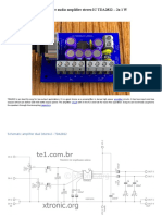 Circuit Power Audio Amplifier Stereo IC TDA2822