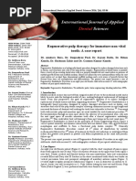 Regenerative Pulp Therapy For Immature Non-Vital Tooth: A Case Report