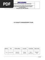 Quality Management Plan