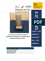 Calculo Volumen TNQ Por Integral