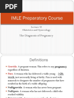 52 Lecture The Diagnosis of Pregnancy