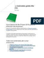 Manual Ms Project 2016 PDF