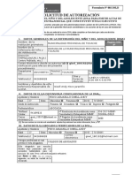 Formulario AUTORIZACION 2017 - DEMUNA