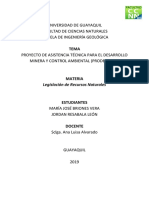 Proyecto de Asistencia Técnica para El Desarrollo Minero y Control Minero