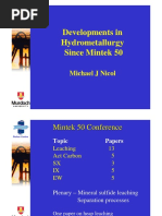 A03 Nicol Developments in Hydrometallurgy