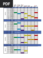 Assessment Writers Schedule