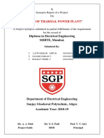 Synopsis Front Page Thermal Power Plant PSM 1