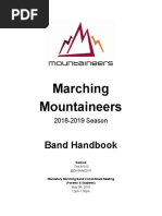 Band Handbook Project