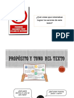 Propósito y Tono Del Texto