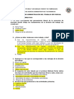 Cuestionario de Administración Del Trabajo Ier Parcial 2018